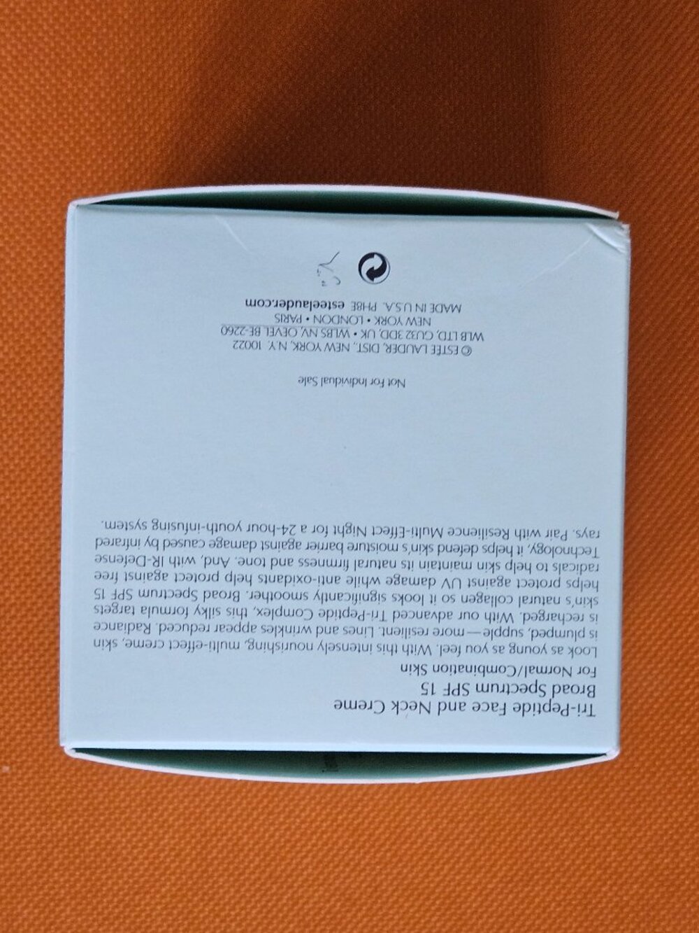 Estée Lauder Resilience Multi-Effect Tri-Peptide Face & Neck Crème 1 oz NIB - Picture 2 of 5